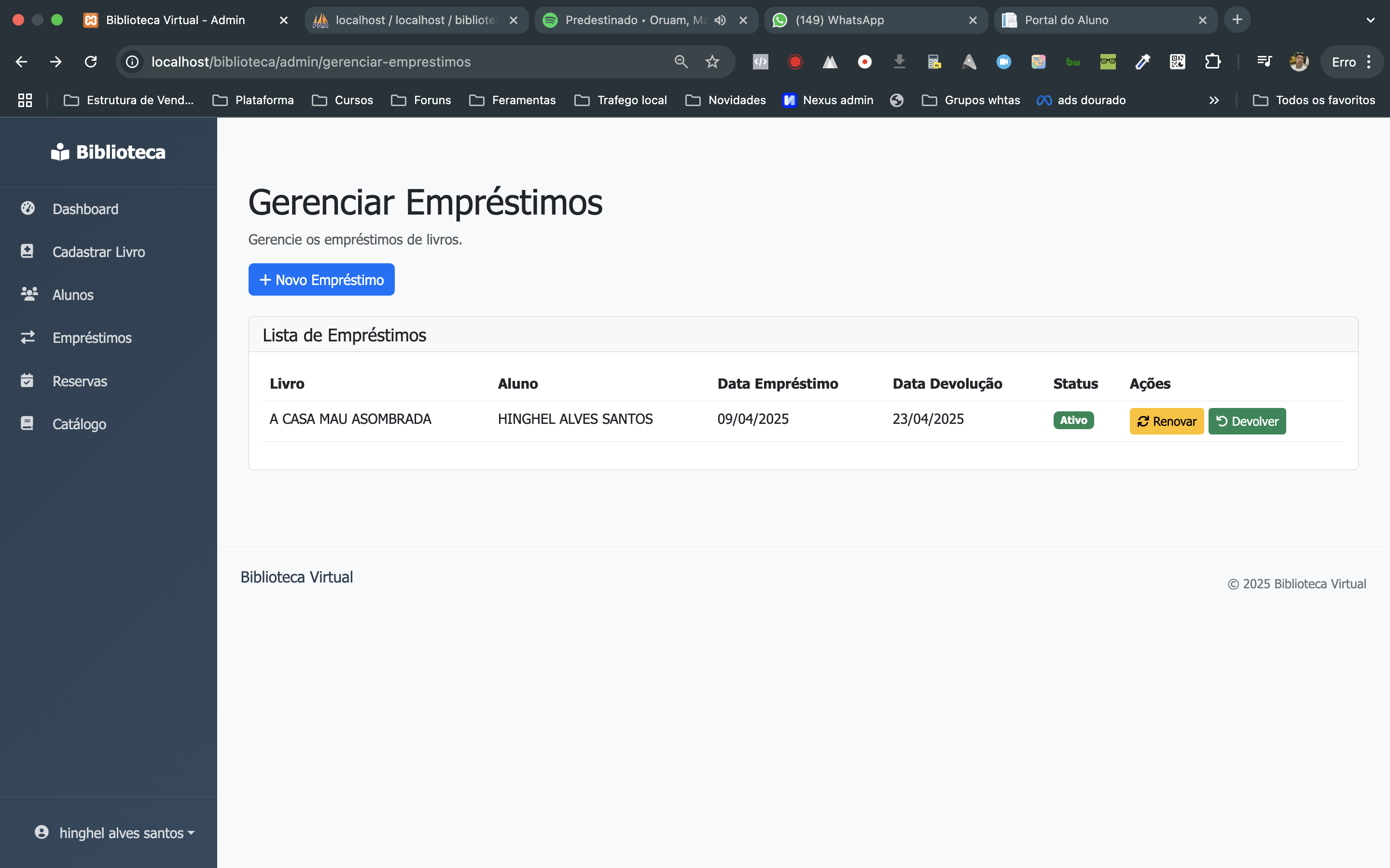 Sistema de Biblioteca